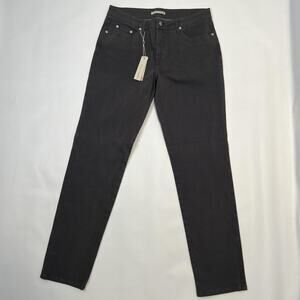 Fabrizio Gianni Pants Womens 10 Battleship Gray FJ129 Garment Dyed Stretch USA